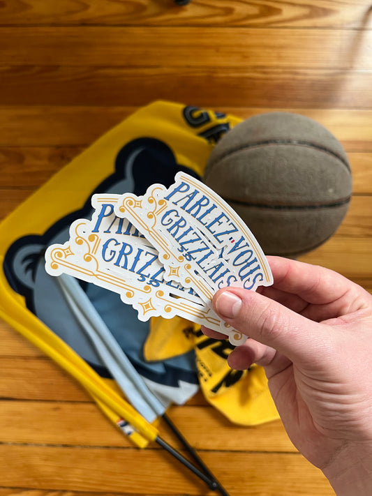 Parlez-vous Grizzlais Sticker